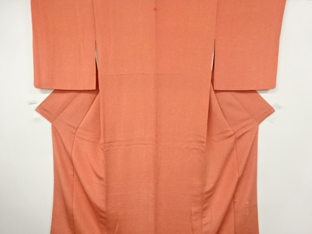 作家物　縮緬地一ツ紋鮫小紋着物